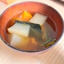 【簡単】甘くて子供も食べやすい　カボチャ大根スープ